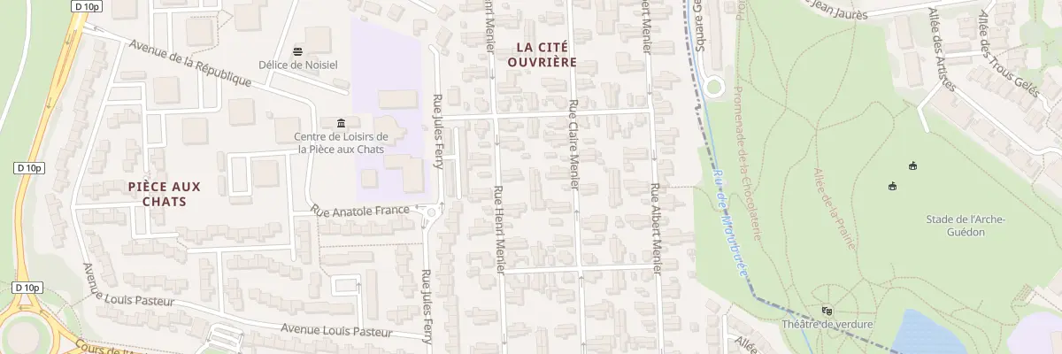 Plan du 267 Rue Henri Menier à Noisiel