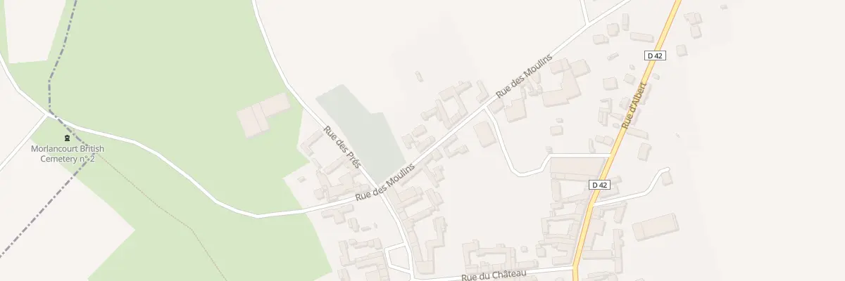 Plan du 3 Rue des Moulins à Morlancourt