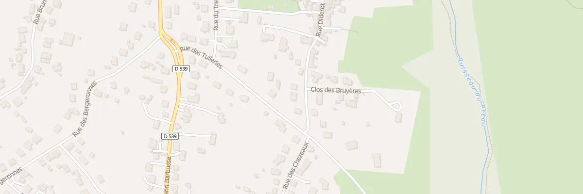 Plan du 52 Rue Diderot à Désertines