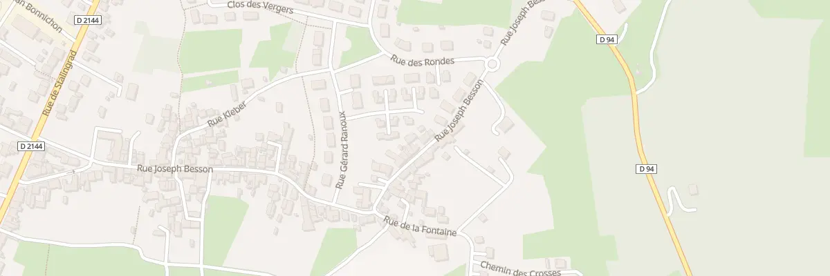 Plan du 103B Rue Joseph Besson à Désertines