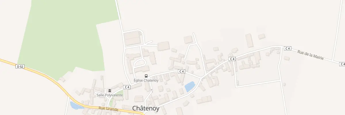 Plan du 12 Rue de la Mairie à Châtenoy