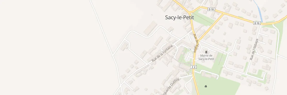 Plan du 9 Rue de la Fontaine à Sacy-le-Petit