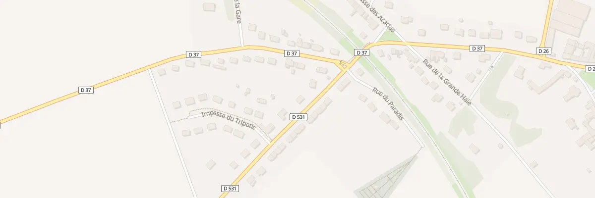 Plan du 54 Rue des 14 Mines du Roy à Moyenneville