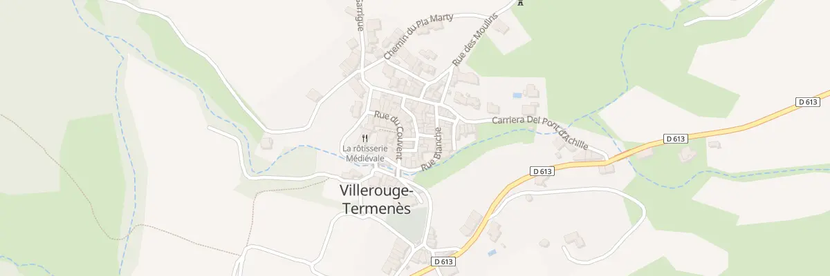 Plan du 3 Rue La Placeta à Villerouge-Termenès