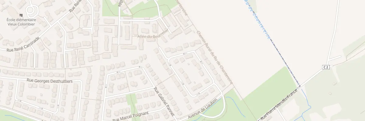 Plan du 11 Rue Marcel Bergerat à Chelles