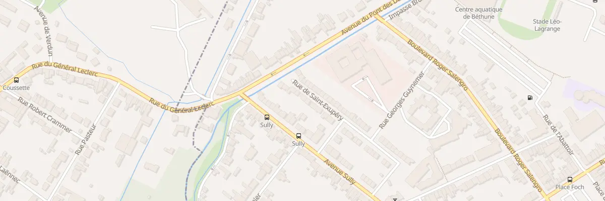 Plan du 187 Rue Saint Exupery à Béthune