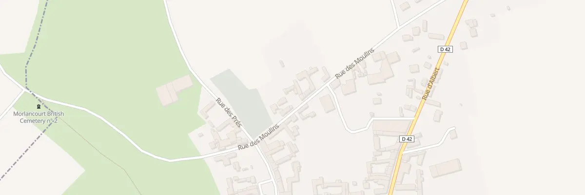 Plan du 5 Rue des Moulins à Morlancourt