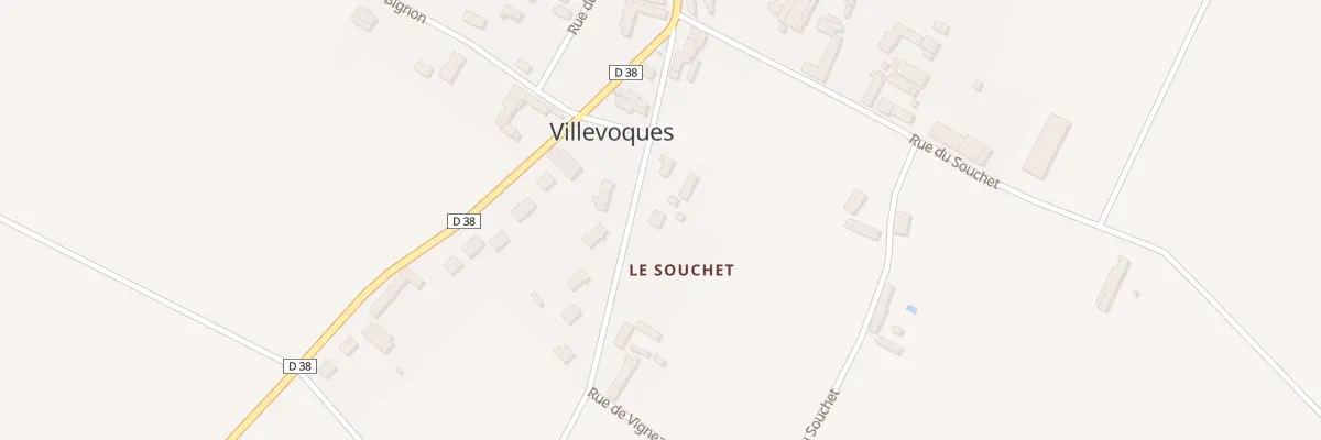 Plan du 6 Rue des Chaumerats à Villevoques