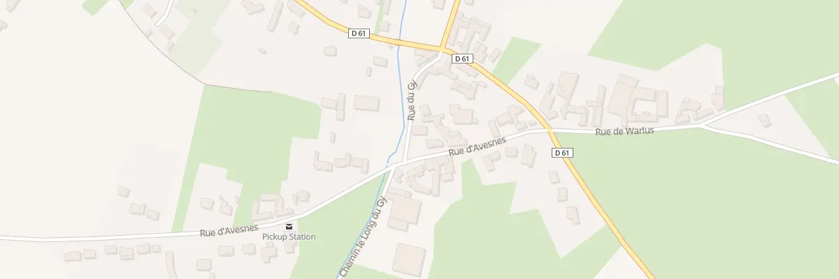 Plan du 8 Rue d’Avesnes à Montenescourt