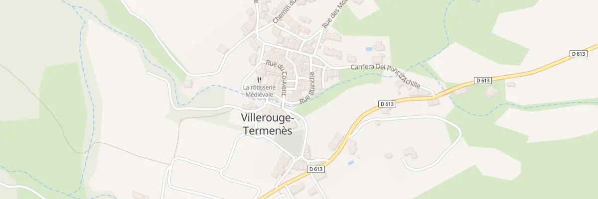 Plan du 2 Rue Carriera Blanca à Villerouge-Termenès