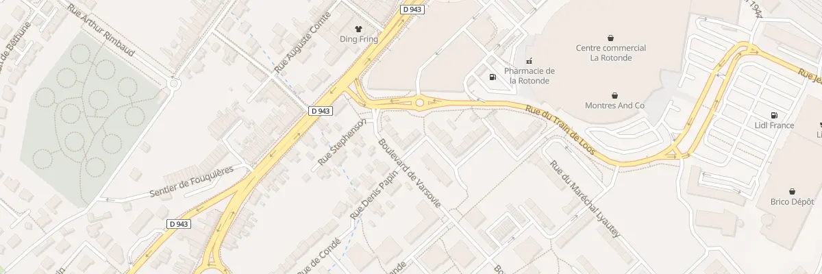 Plan du 3 Rue du Maréchal Lyautey à Béthune