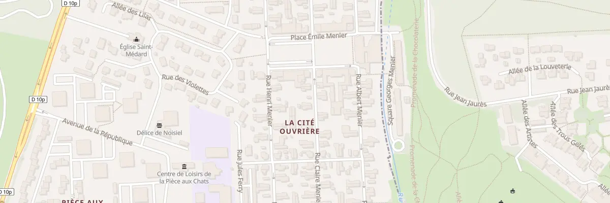 Plan du 136 Rue Claire Menier à Noisiel