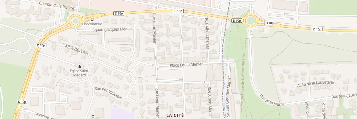 Plan du 128 Rue Claire Menier à Noisiel