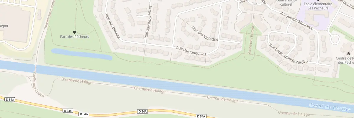 Plan du 33 Rue des Jonquilles à Vaires-sur-Marne