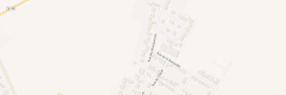 Plan du 93 Rue des Bracquenois à Barlin