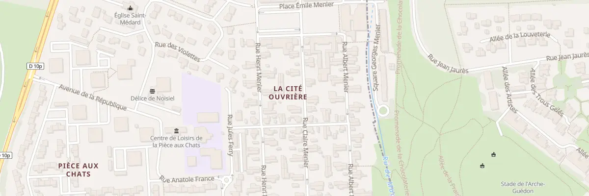 Plan du 143 Rue Claire Menier à Noisiel