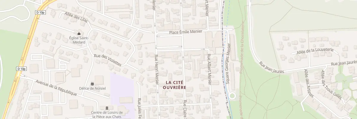 Plan du 132 Rue Claire Menier à Noisiel