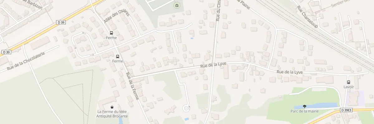 Plan du 452 Rue de la Lyve au Mée-sur-Seine
