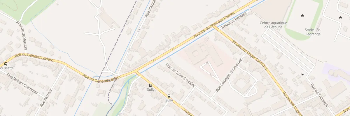 Plan du 210 Rue Saint Exupery à Béthune