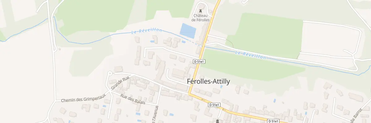 Plan du 2 Res du Chateau de la Barre à Férolles-Attilly