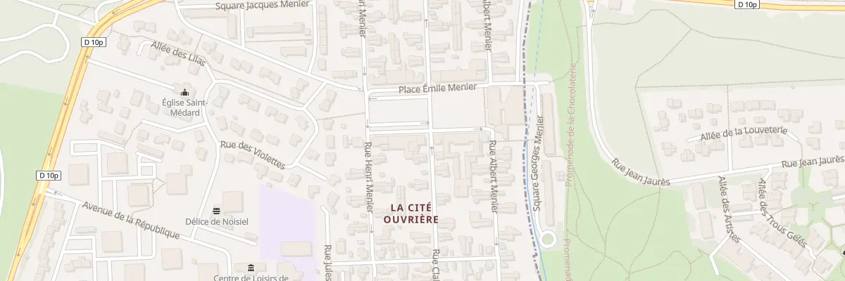 Plan du 131 Rue Claire Menier à Noisiel