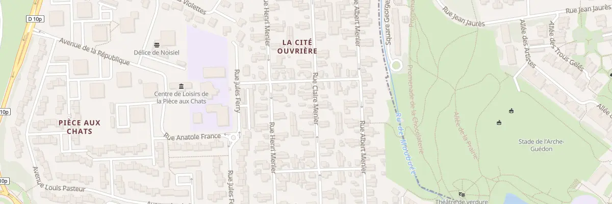 Plan du 155 Rue Claire Menier à Noisiel