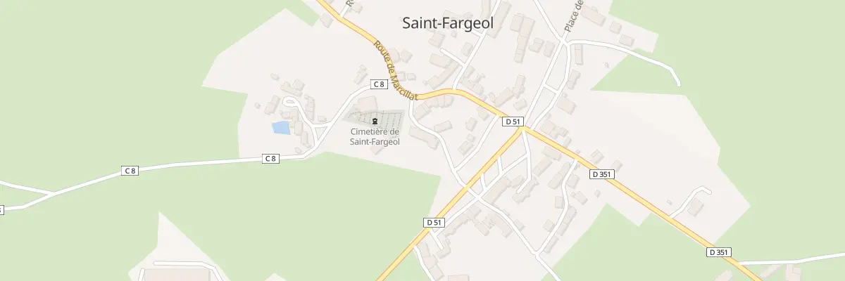 Plan du 3 Rue de la Croix de Pierre à Saint-Fargeol