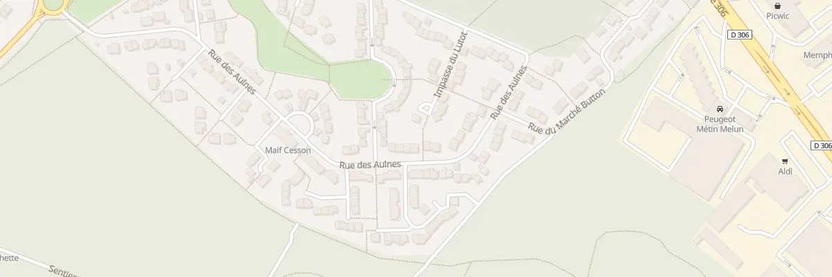 Plan du 43 Rue des Aulnes à Vert-Saint-Denis
