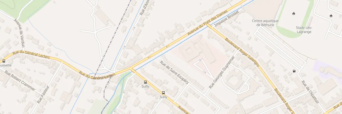 Plan du 200 Rue Saint Exupery à Béthune