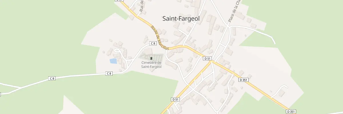 Plan du 5 Rte de Marcillat à Saint-Fargeol