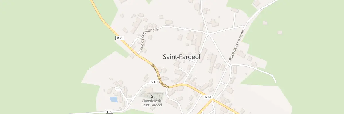 Plan du 5 Rue de Pierre Blanche à Saint-Fargeol
