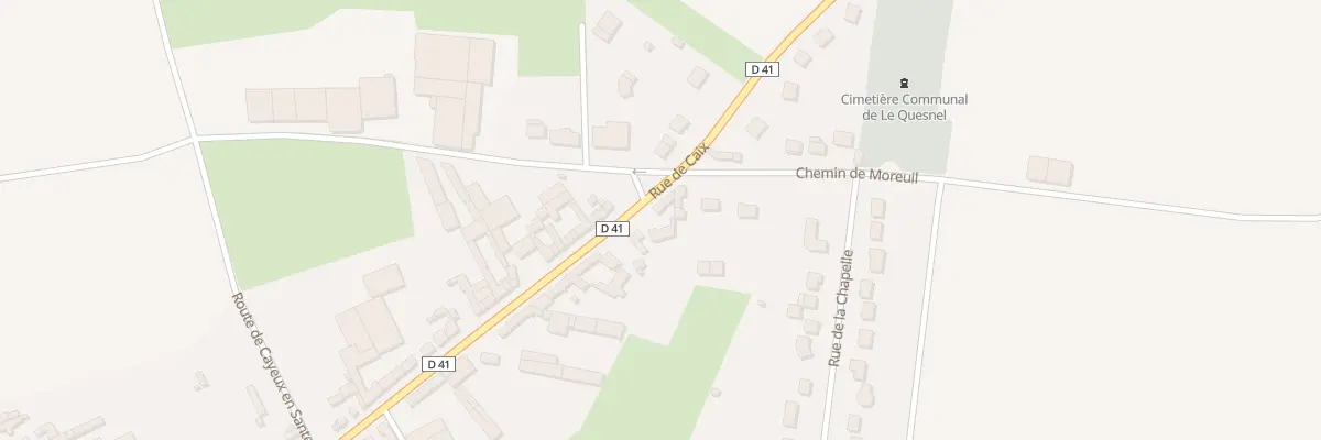 Plan du 32 Rue de Caix au Quesnel