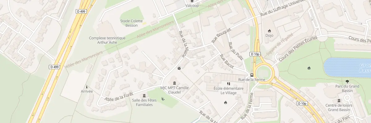 Plan du 13 Rue de la Mairie à Lognes