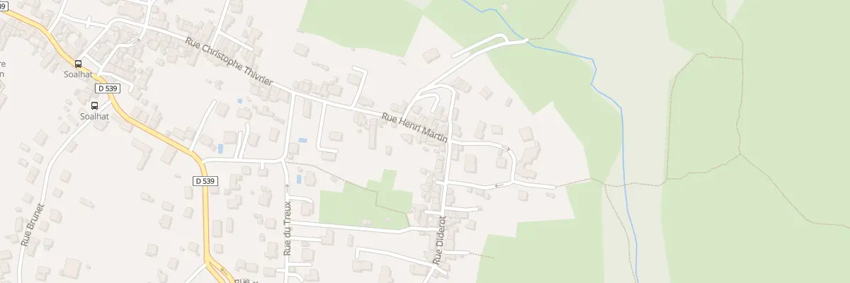 Plan du 20 Rue Henri Martin à Désertines