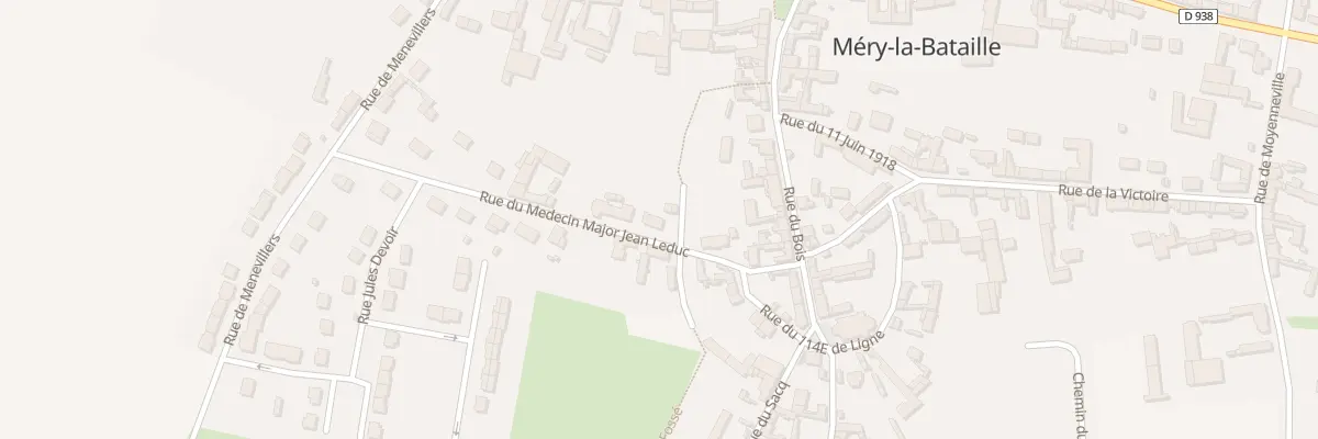 Plan du 2T Rue du Medecin Major J Leduc à Méry-la-Bataille