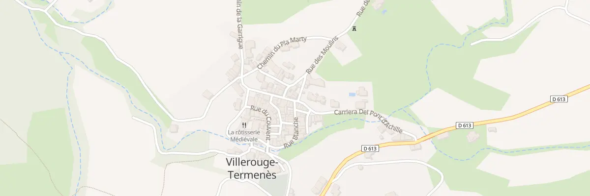 Plan du 10 Rue La Promenada à Villerouge-Termenès