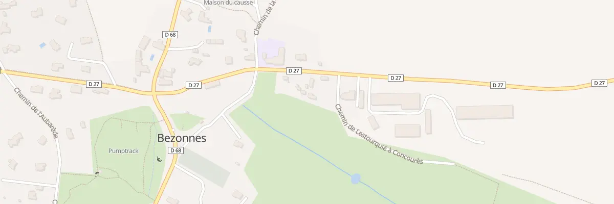 Plan du 5260 Bezonnes à Rodelle