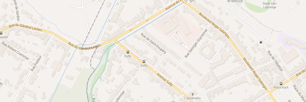 Plan du 157 Rue Saint Exupery à Béthune
