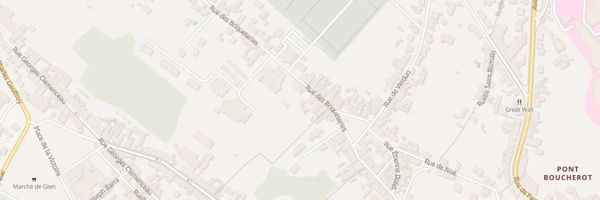 Plan du 9 Rue des Briqueteries à Gien