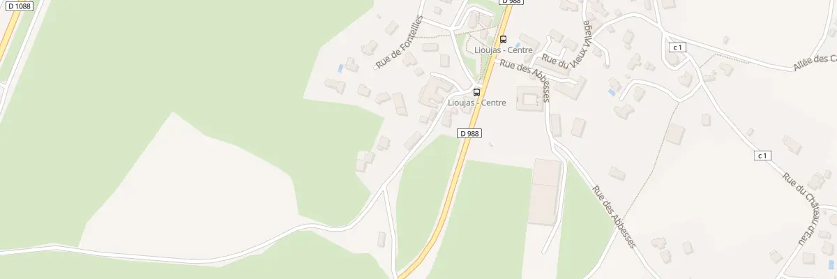 Plan du 5093 Lioujas à La Loubière