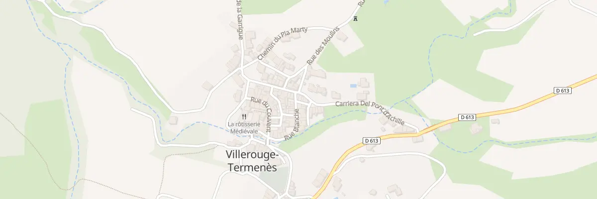Plan du 11 Rue La Promenada à Villerouge-Termenès