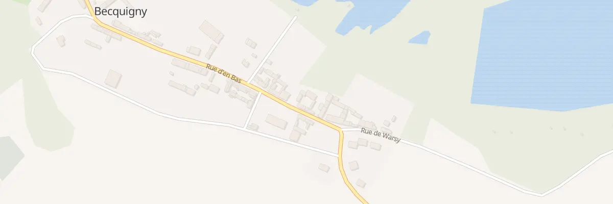 Plan du 5037 Rue d’en Bas à Becquigny