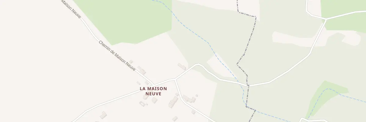 Plan du 3 Vge de la Maison Neuve à Reugny