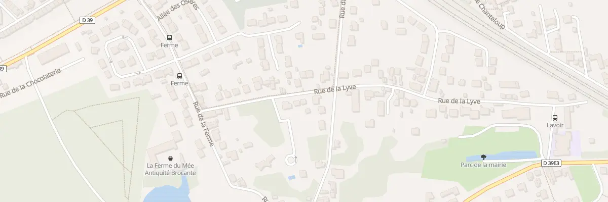 Plan du 447 Rue de la Lyve au Mée-sur-Seine