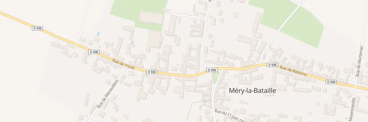 Plan du 1 Rue de la Chapelle à Méry-la-Bataille