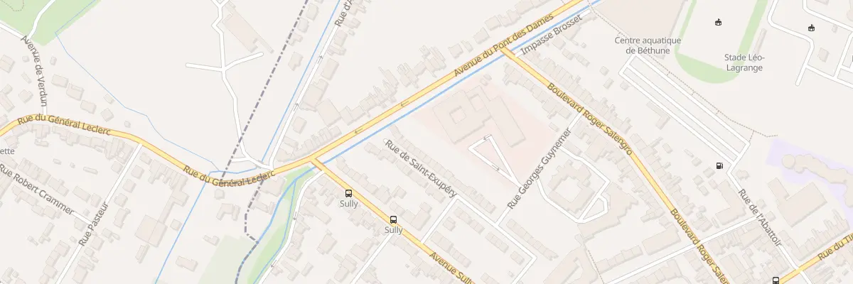 Plan du 180 Rue Saint Exupery à Béthune