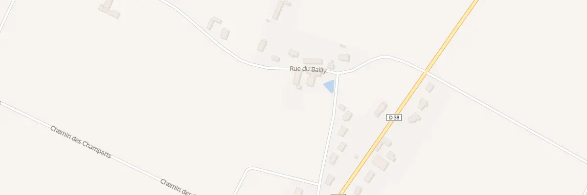 Plan du 6 Rue du Bailly à Villevoques