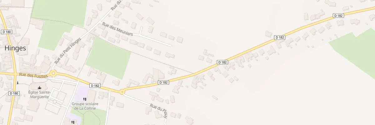 Plan du 413 Rue des Fusillés à Hinges