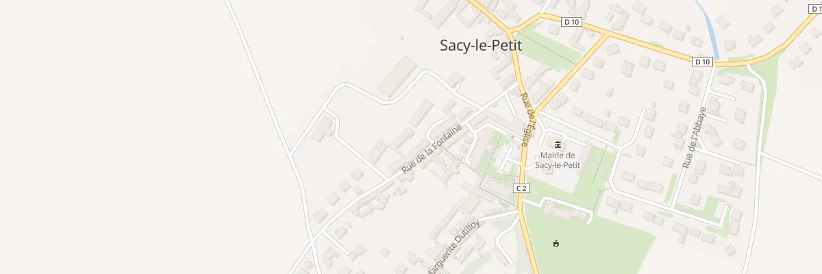 Plan du 7 Rue de la Fontaine à Sacy-le-Petit