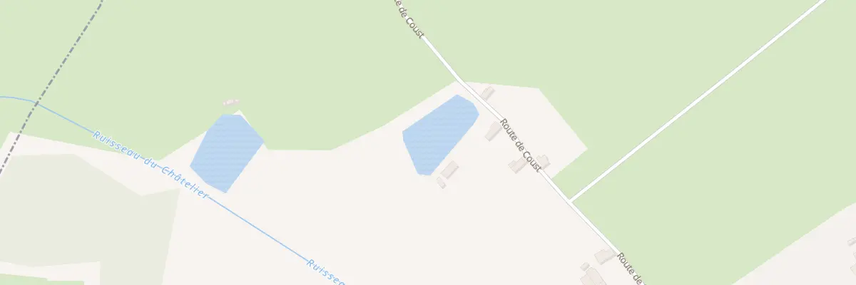 Plan du 23 Rte de Coust à Braize